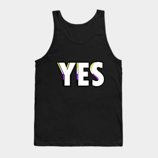 Nonbinary Yes Tank Top